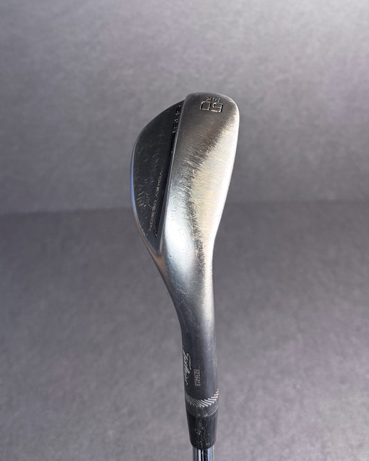 Pre-Owned Titleist Vokey SM9 Jet Black 60-14K Lob Wedge RH Wedgeflex Shaft