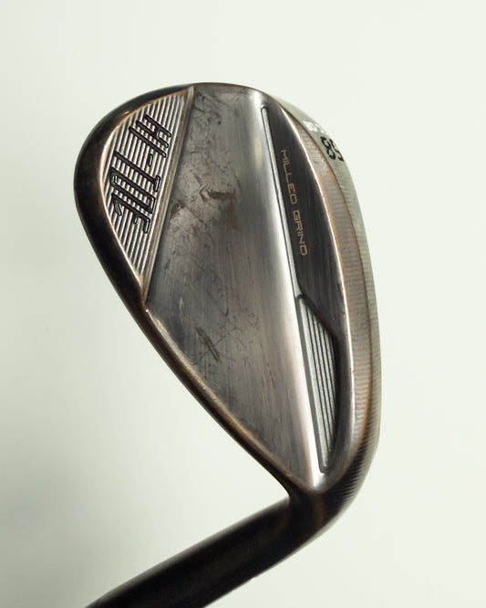 Pre-Owned Taylormade Hi-Toe 58 ATC-08 Full Face Raw Wedge RH KBS HI-REV 2.0 115 Shaft