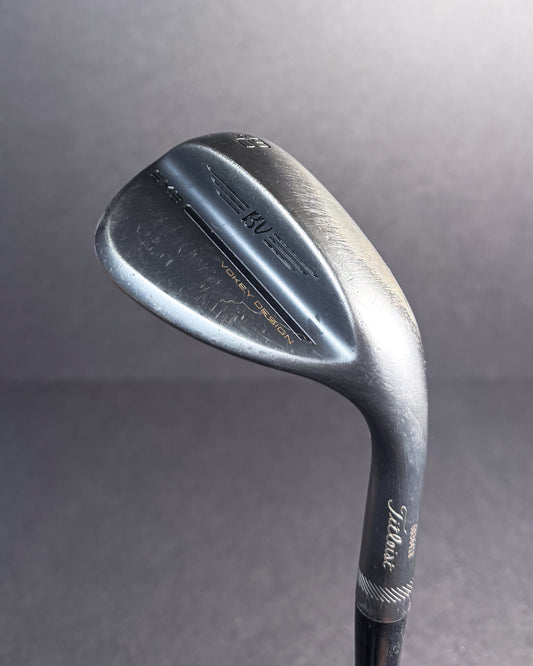 Pre-Owned Titleist Vokey SM9 Jet Black 60-14K Lob Wedge RH Wedgeflex Shaft