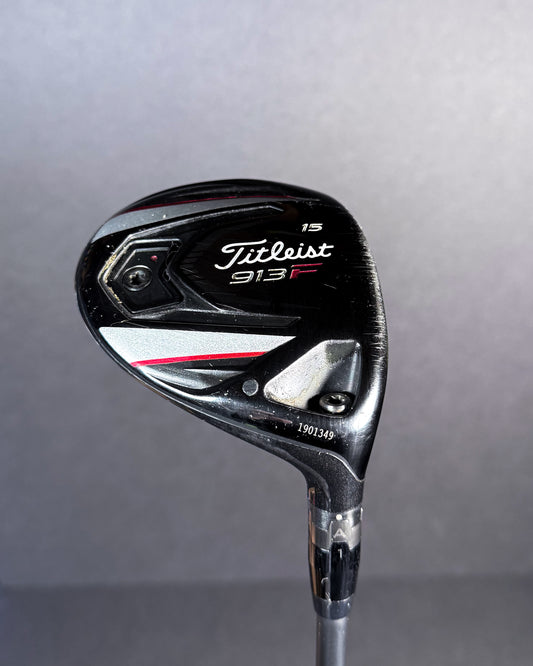 Pre-Owned Titleist 913F 3 Fairway Wood (15) RH Upgraded Diamana Whiteboard S Shaft